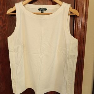Ralph Lauren 100% cotton sleeveless shirt